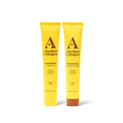 Collagen Complex Hair Thickening Shampoo & Conditioner Duo, 2x50ml