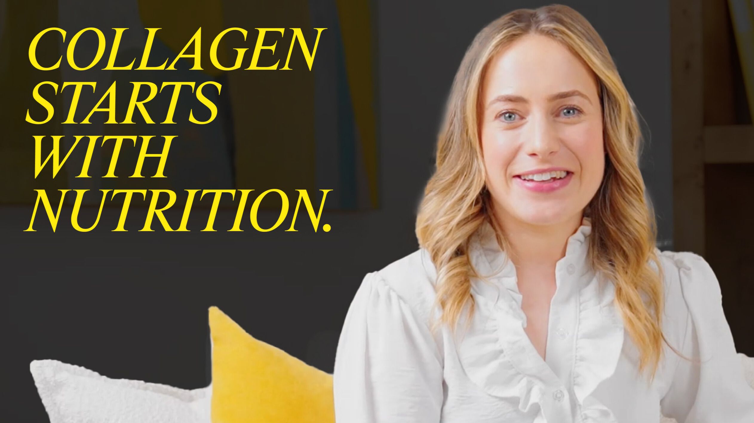 How nutrition supports collagen and skin health according to a registered nutritionist.
