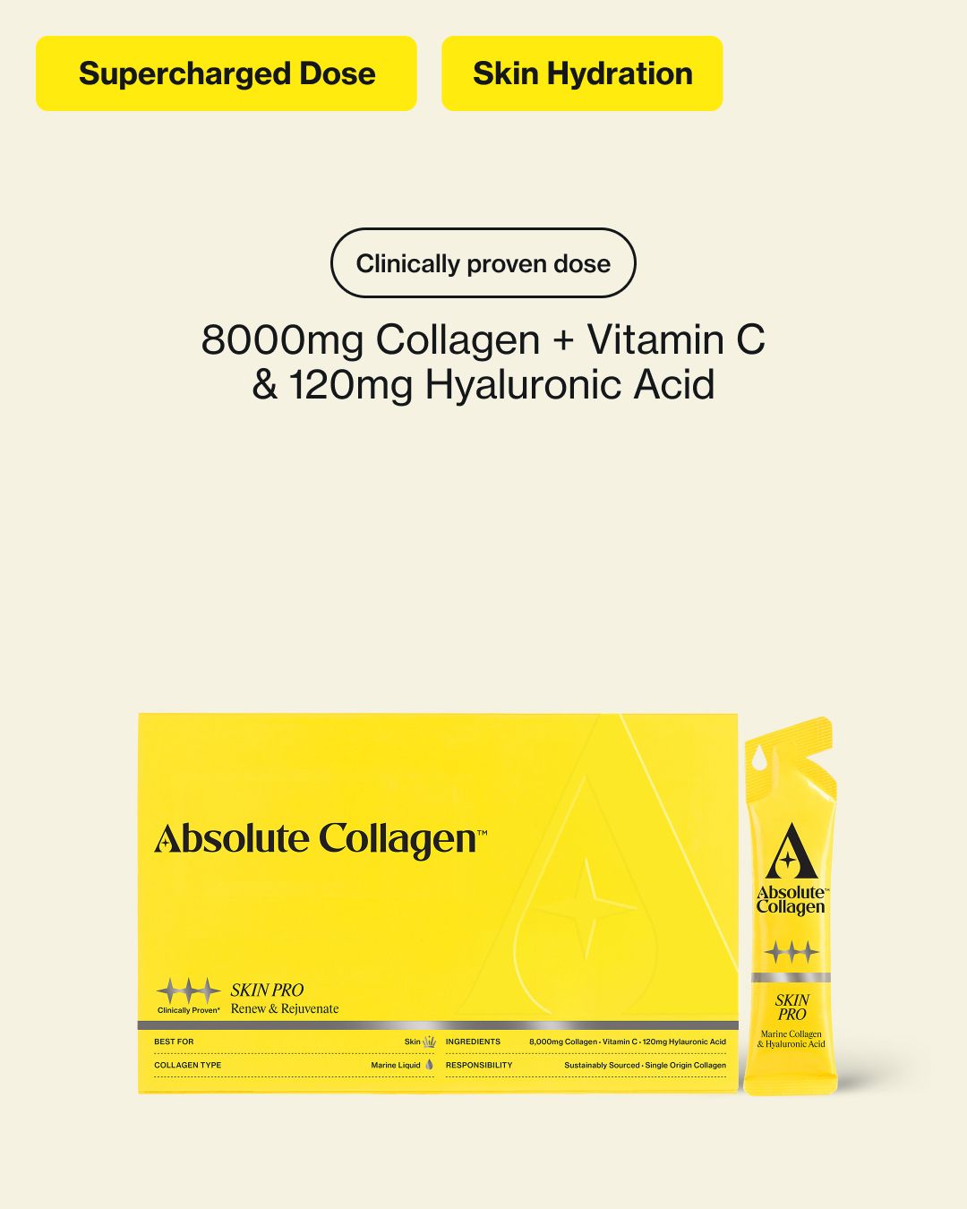 Skin Pro collagen supplement packshot