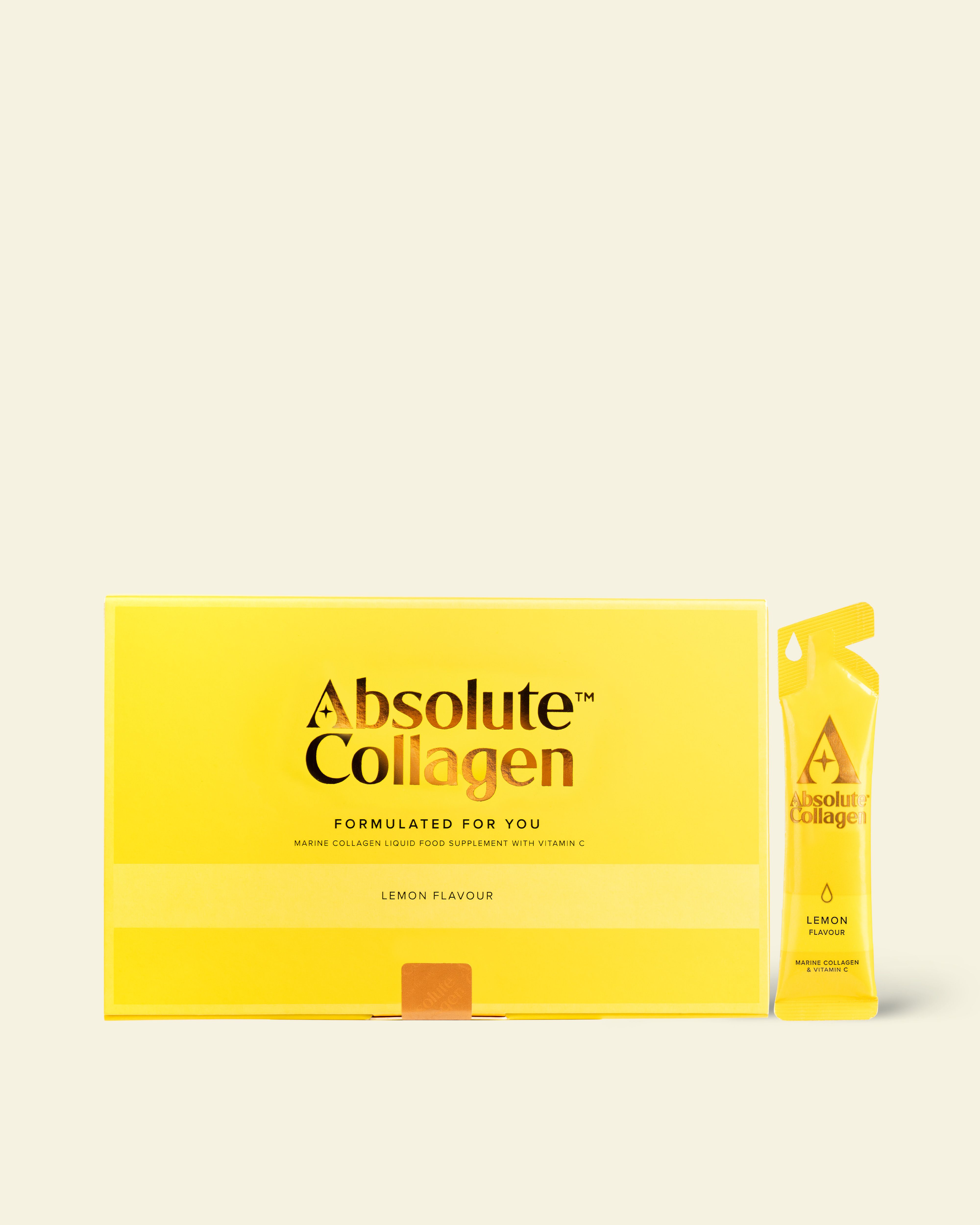 liquid collagen lemon sachets